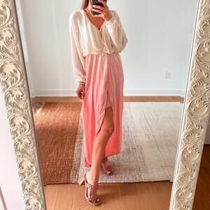 Free People Ombré Pebble Beach Maxi High Low Dress